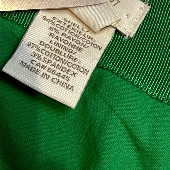 J. Crew No. 2 Green Tweed Pencil Skirt Size 6 - Picture 5 of 7